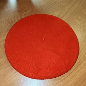 Pierre Laulhere Vintage Red Wool One Size French Men's Beret Beatex